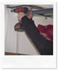 The curtain attaches to 2