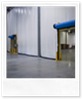 Strip doors and power roll up doors can also be added