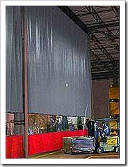 warehouse partition curtain