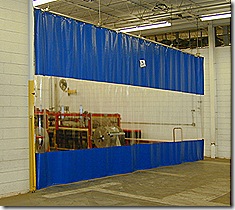 Industrial Vinyl Curtain Wall