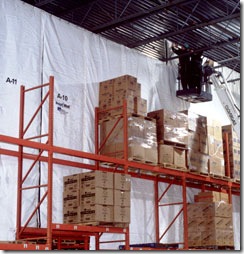 Warehouse Curtain Divider
