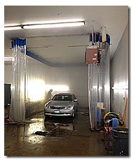 Vehicle Wash Bay Curtain