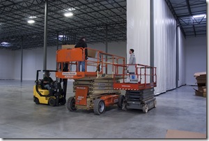 industrial warehouse partition