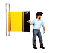 Roll Up Welding Guard