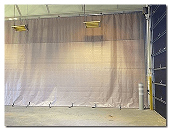 draft excluding door curtain