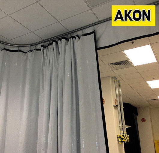 Industrial Blackout Curtains - Akon – Curtain and Dividers