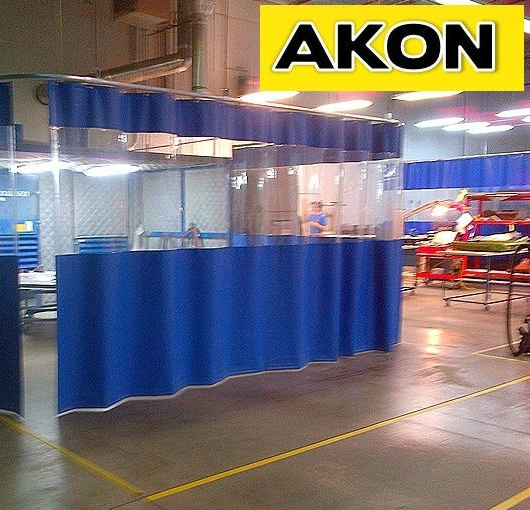 Industrial PVC Curtains Akon Curtain and Dividers