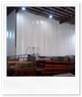Curtain wraps around obstructions