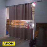 plastic curtain divider