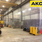 plastic factory curtains