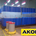 plastic warehouse curtain