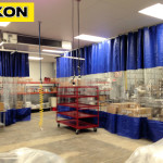 clear industrial curtain