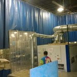 dust curtain wall
