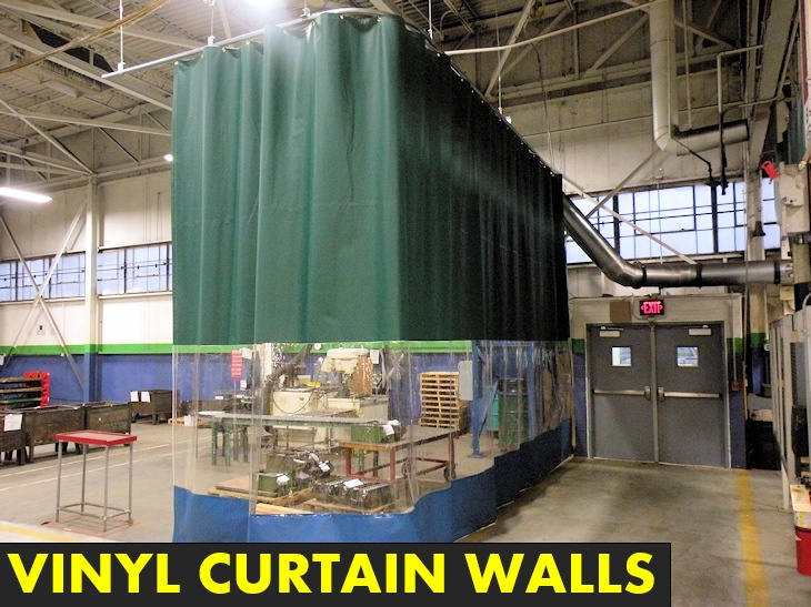 Divide your facility or factory using vinyl curtain walls