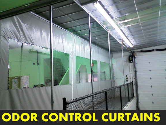 industrial odor control curtains for fumes