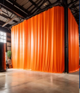 insulated enclosure curtains large