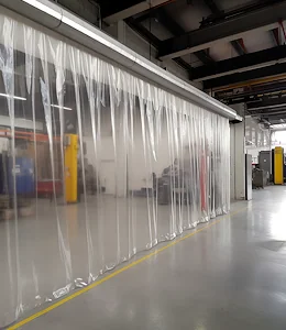 heavy duty vinyl industrial curtains