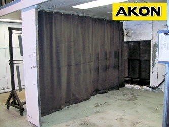 sand blasting curtain