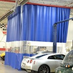 water curtain paint booth