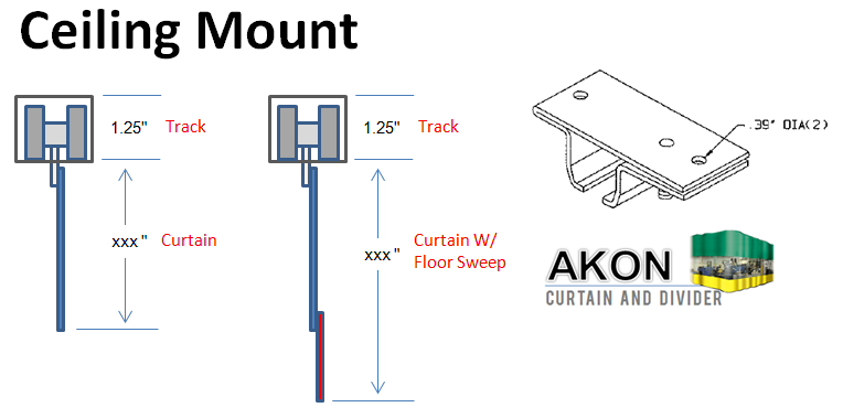 Ceiling-mount-curtain-track