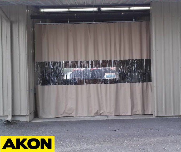 Outdoor Industrial Curtains Akon Curtain and Dividers