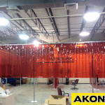 Transparent welding curtains