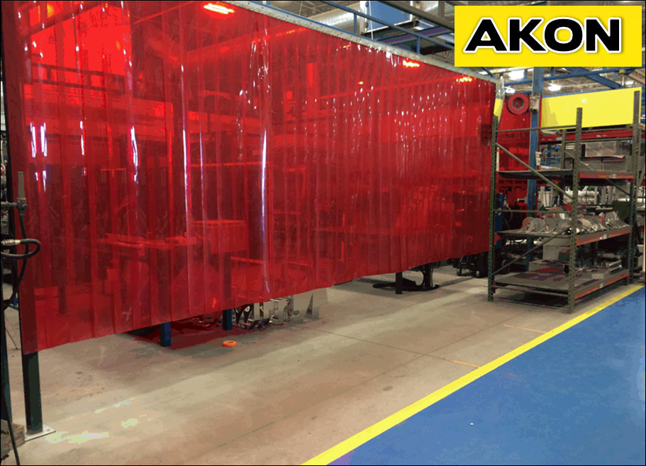 Welding Strip Curtains Akon Curtain and Dividers