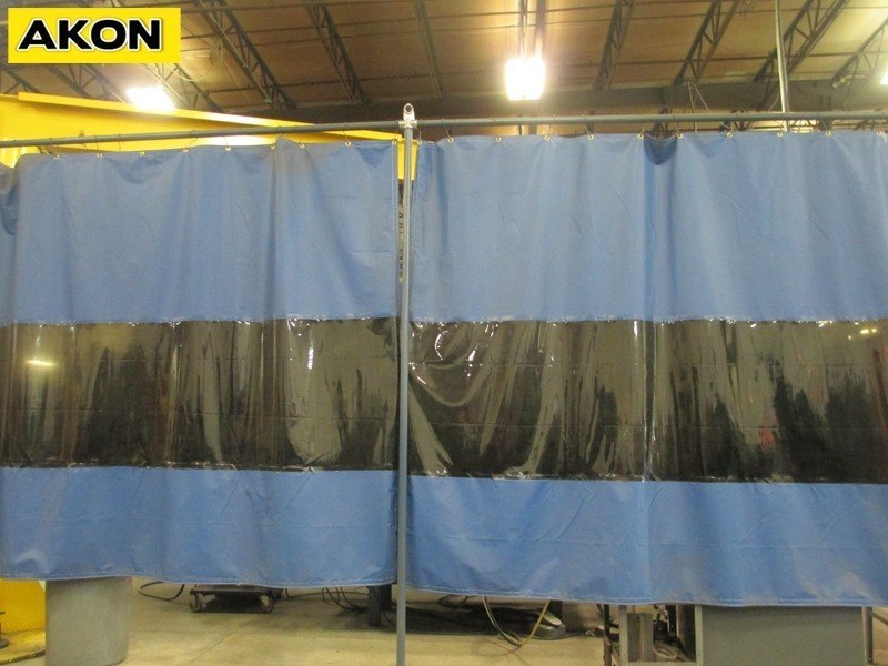 Welding Curtain Walls Akon Curtain and Dividers