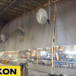 Wall industrial curtains