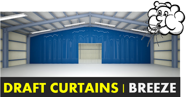 draft curtains for warehouse