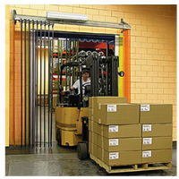 Accordion Strip Doors-square