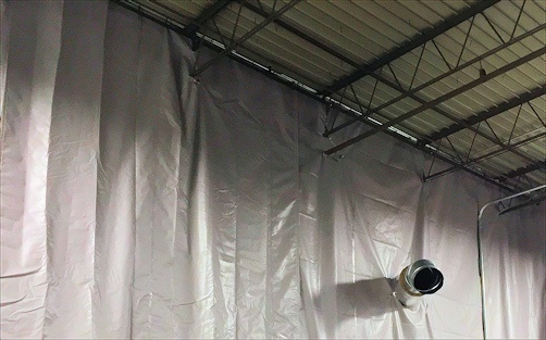 odor and dust curtain industrial