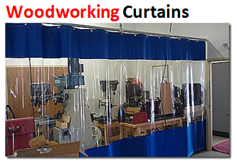 woodworking-curtains-for-dust