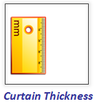 Curtain-thickness