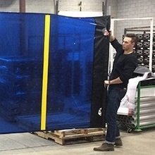 safety-collapsible-welding-screen-blue