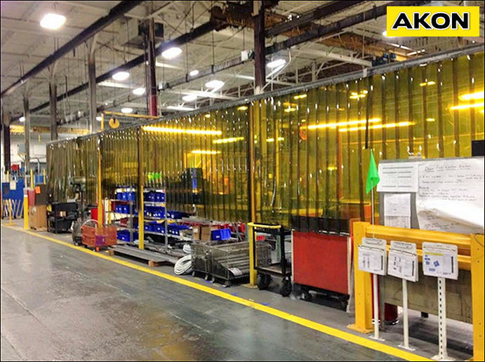 Welding Curtains Photo Gallery Akon Curtain and Dividers