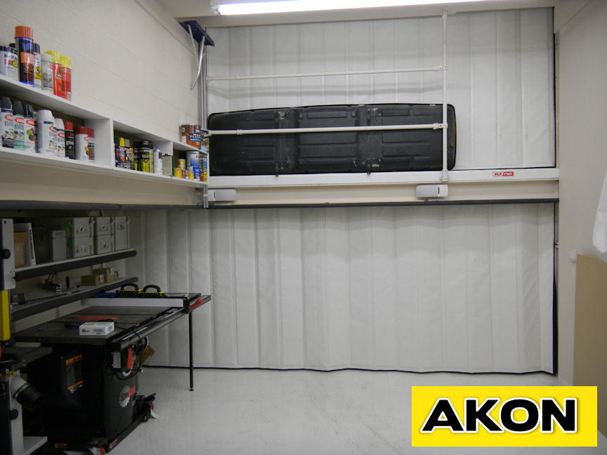 Insulated Garage Curtain Akon And Dividers Insulated Garage Curtain