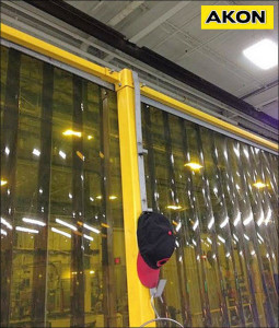 Yellow Welding Strip Curtains