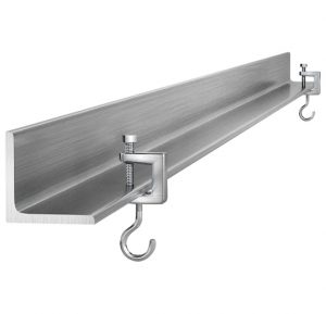 beam flange clamps with hooks