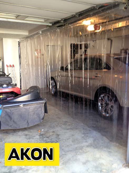 Garage Divider Curtains – Photo Gallery | Akon – Curtain and Dividers