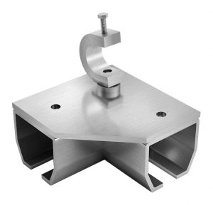 industrial curtain track beam clamp