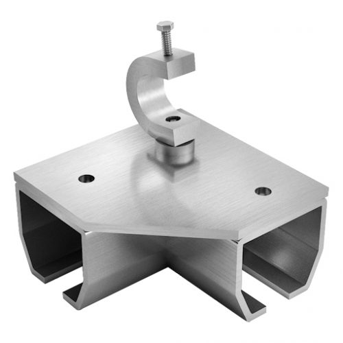 industrial curtain track beam clamp