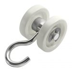 industrial curtain track roller hooks