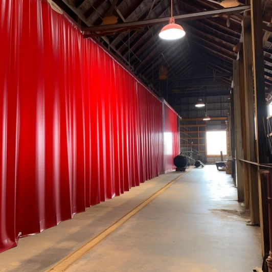 viny curtain wall industrial