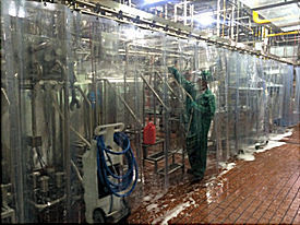 new-USDA sanitation curtain wall new-USDA sanitation curtain wall