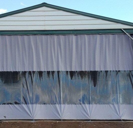Industrial outdoor PVC curtain