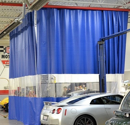 Paint Booth Curtains  Spray Booth Shop Curtain Walls