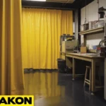 dust control curtains for woodshop