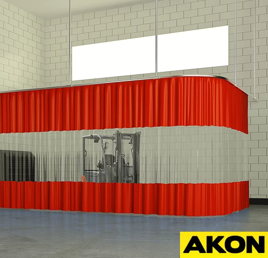 industrial PVC curtain walls