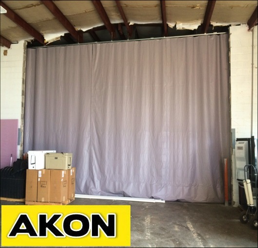 Industrial Warehouse Draft Curtains Akon Curtain and Dividers
